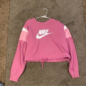 Nike cropped sweatshirt